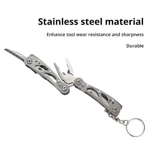 Stainless Steel Multi-tool Pliers Outdoor Combination Knife Pliers Folding Portable Multi-purpose Pliers Tools