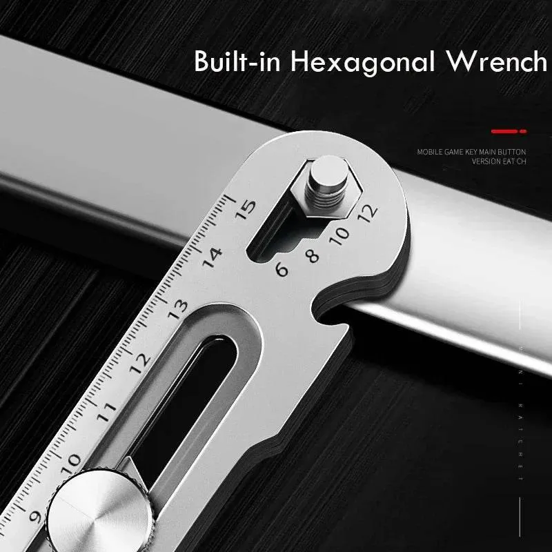 Stainless Steel Retractable Snap-Off Utility Knife - 6-in-1 Heavy Duty Tool
