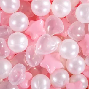 STARBOLO Star Ball Pit Balls for Toddlers -100pcs Phthalate Free BPA Free Non-Toxic Crush Proof Play Balls Play Tent Pool Playhouse Playpen Party Decoration.