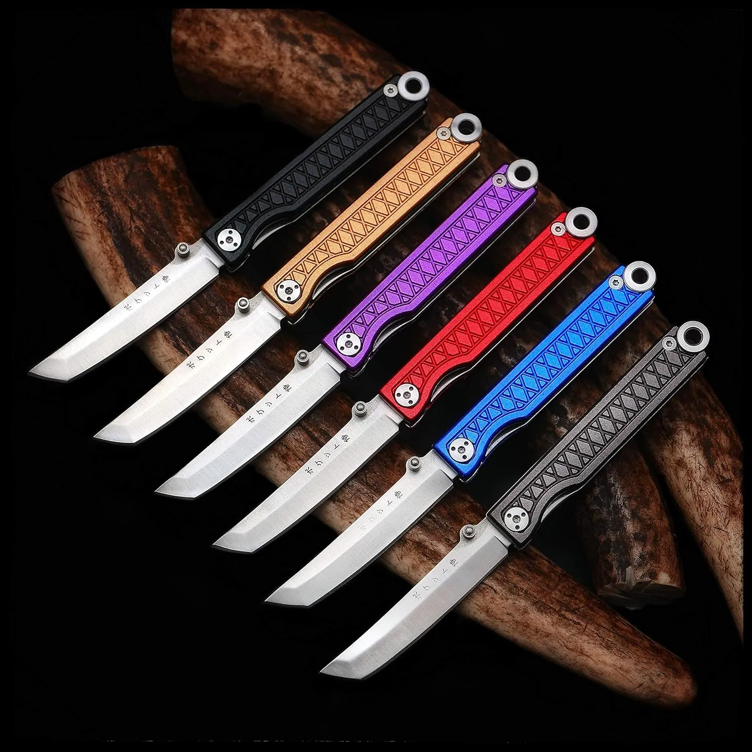 StatGear Pocket Samurai Folding Knife for EDC - Aluminum Handle Edition
