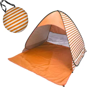 Striped Tent, Large Size Outdoor Pop Up Tent, Foldable Outdoor UV Lightweight Waterproof Tent, for Family Camping, Fishing, Picnic