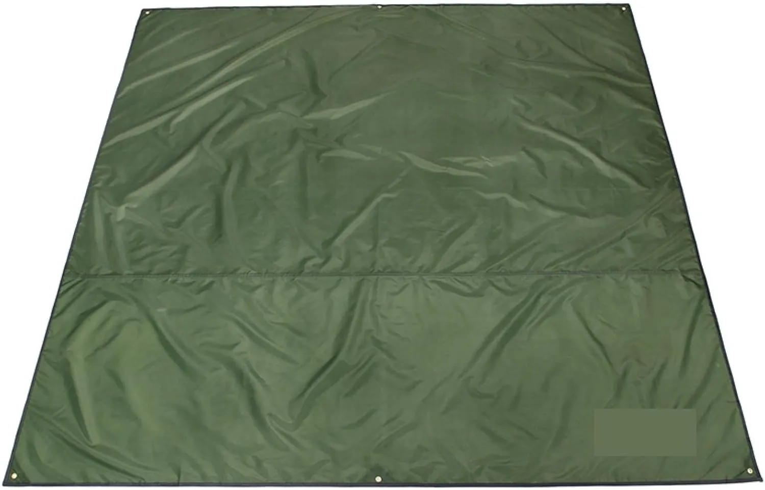 Sunshade Sail 2pcs Waterproof Camping Tent Tarp Hammock Rain Fly Footprint Ground Cloth Shelter Sunshade Beach Picnic Blanket Mat for Outdoor for Home (Green 1.8M)