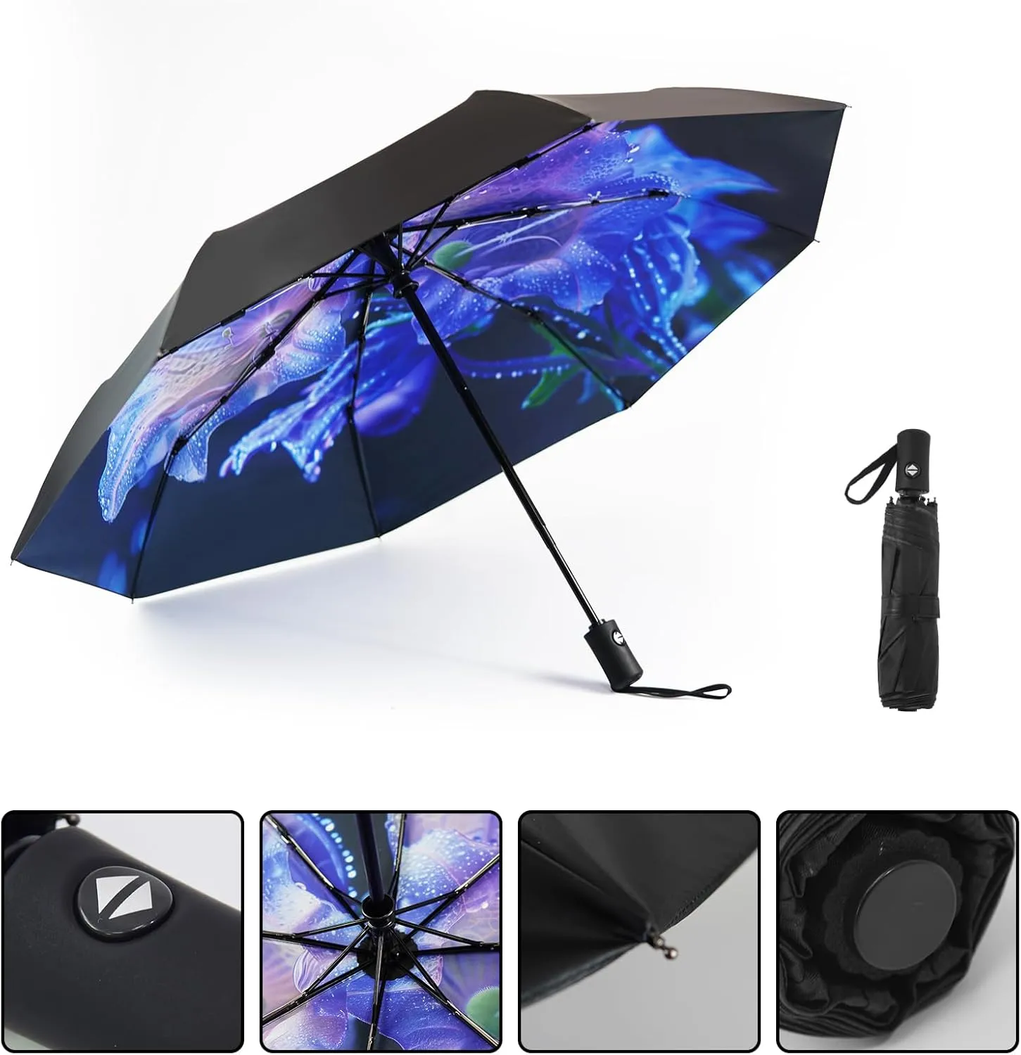SY COMPACT Travel Umbrella Windproof Automatic Umbrellas-Factory Outlet umbrella