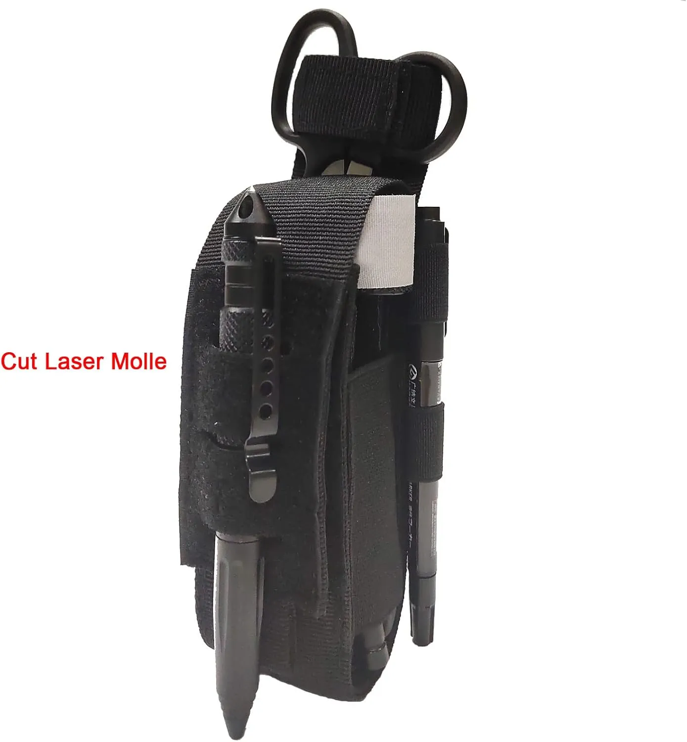 Tactical Tourniquet Pouch Holder TQ Tourniquet Case Trauma Medical Shear Pouch (Black)