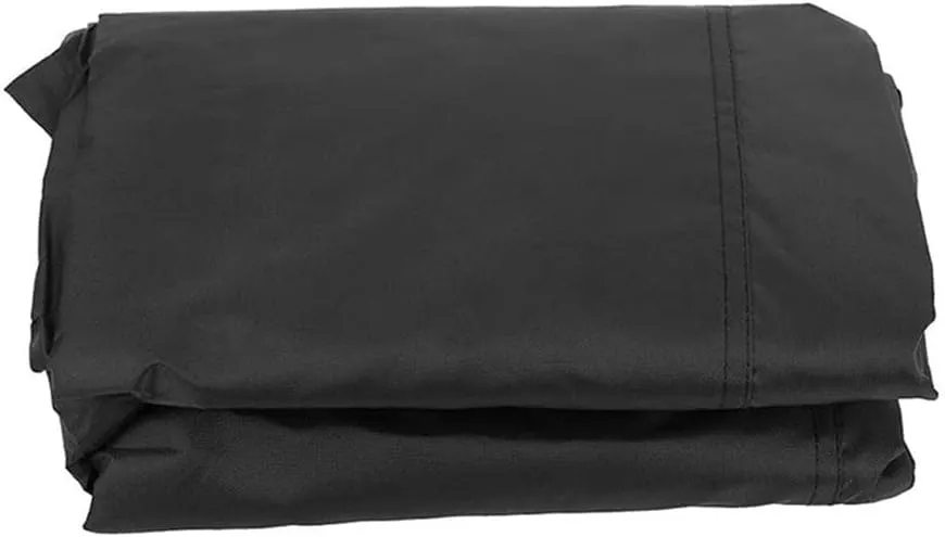 Tarp, Boat Seat Cover Heavy Duty Oxford Fabric, Captain's Chair Cover Weather Resistant 420D Waterproof, Boat Bench Chair Seat Cover (Color : Preto, Size : 25.5x25.5x47inch)
