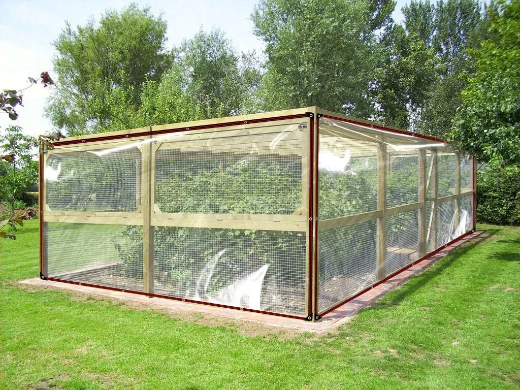 Tarp Waterproof - Clear Tarps 7X12FT with Grommets, Clear Vinyl Patio Enclosure Plastic for Windows Winter Outdoor Plant Garden Chicken Coop Porch Gazebo Lonas