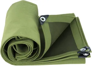 Tarpaulin ， Thicken Tarpaulin Waterproof Heavy-Duty 550g/m² with Reinforced Grommets, Tarp Cover for Multi-Purpose Outdoor Use,10x10m