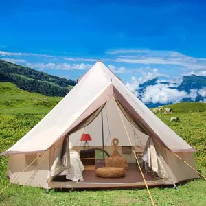 Teepee Tent for Adults Outdoor Camping 4 Season Family Camping Yurt Tent Tipi Tents for Hunting Family Team Backpacking Camping Hiking