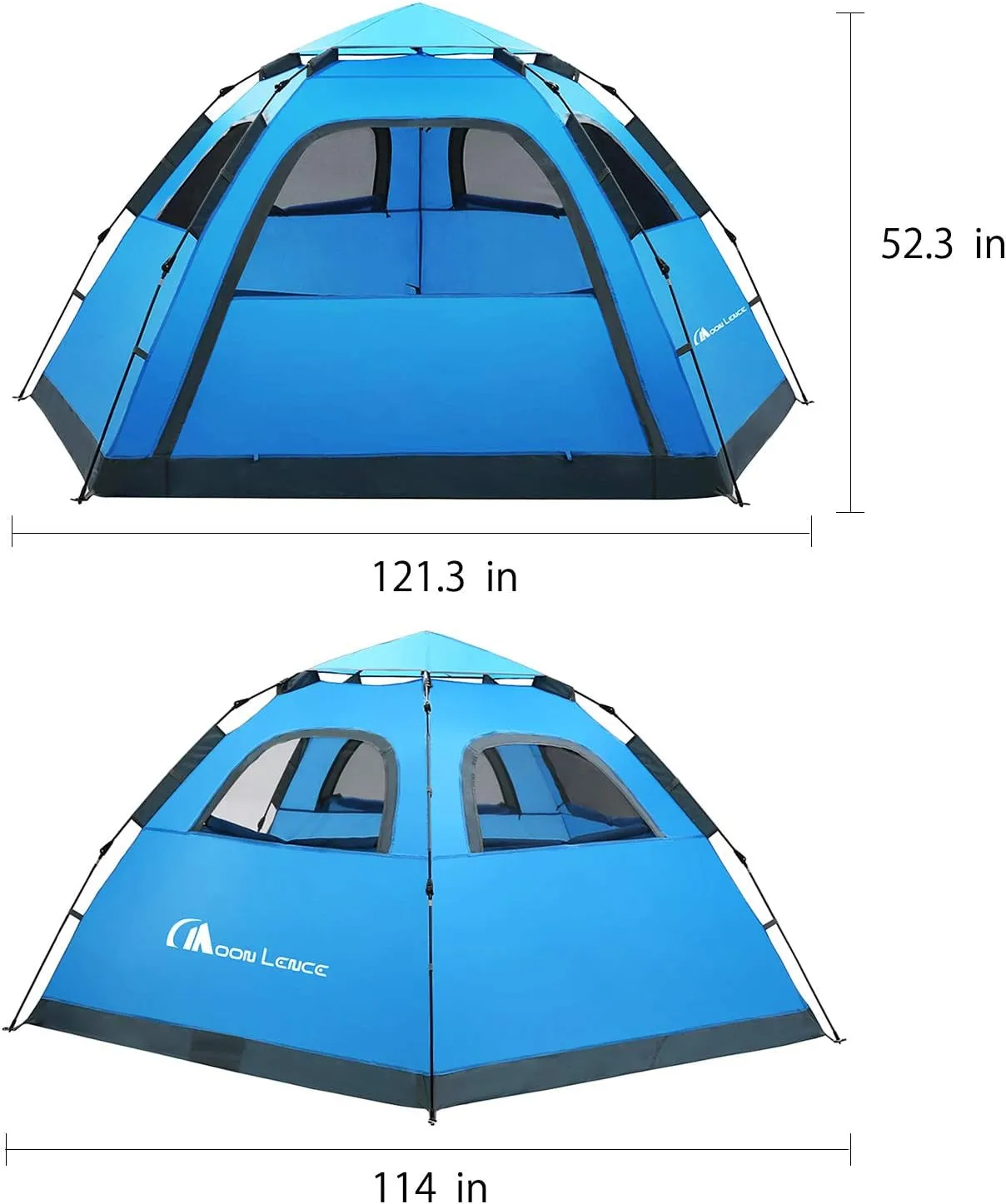 Tent Portable *00% satisfaction guarantee Tent Family Mountaineering for Automatic Instant Person Camping 4-5 Hiking Pop Waterproof Windproof Camping up Tent Tent Professional