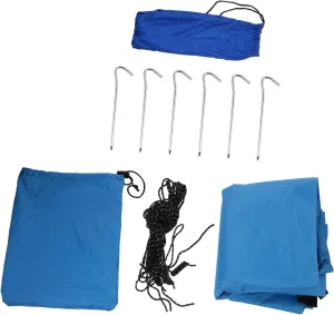 Tent Tarp Waterproof Uv Blocking Shelter 6 Ground Stakes Perfect for Camping Tarp Hammock and Picnic