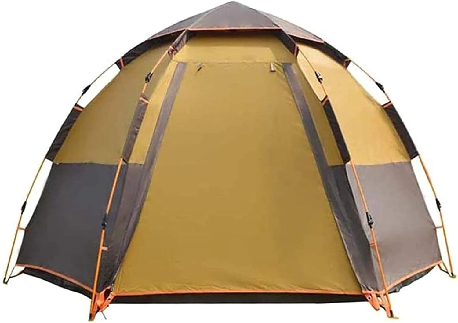Tent,Camping pop-upSetting Hydraulic Thickened Rainproof Suitable for 5-8 People Camping Travel Color:Yellow