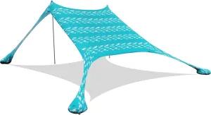Tents Beach Tent with Sand Anchor, Portable Canopy Sunshade, Camping Tarp Sun Shelter, for Camping Trips Fishing Backyard Parks Picnics,A