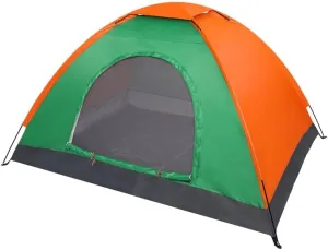 Tents for Camping 2 Person Tent Waterproof Easy Setup Backpacking Tents Family Tent Camping Tent Dome Tent Automatic Pop Up Quick Shelter Outdoor Hiking for Outdoor Mountaineering Orange & Green