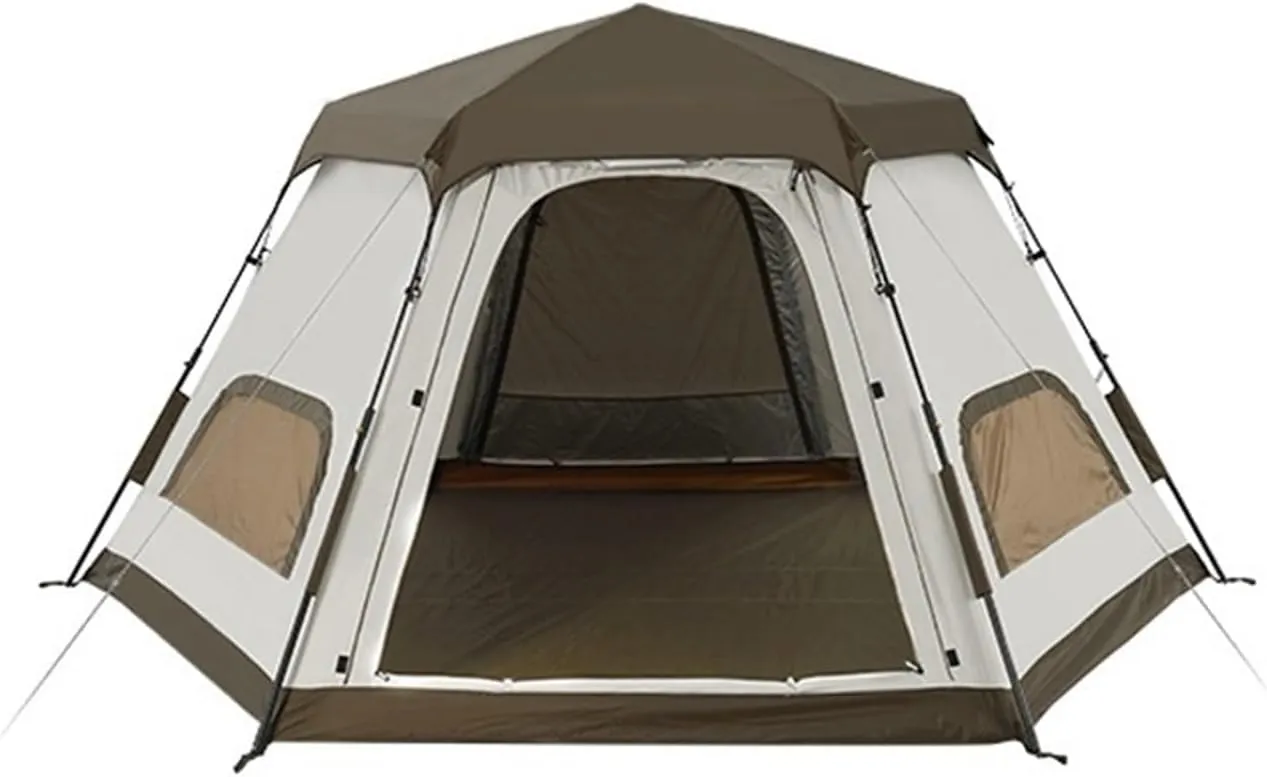 Tents Outdoor Picnic Camping Tent Portable Main Hall Canopy Hexagonal Tent Travel Thickened Rainproof