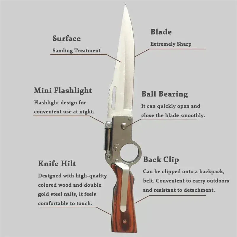 💥The new 2025 model is online!🚀 50% off for a limited time⏳Outdoor Stainless Steel Portable Floding Knife