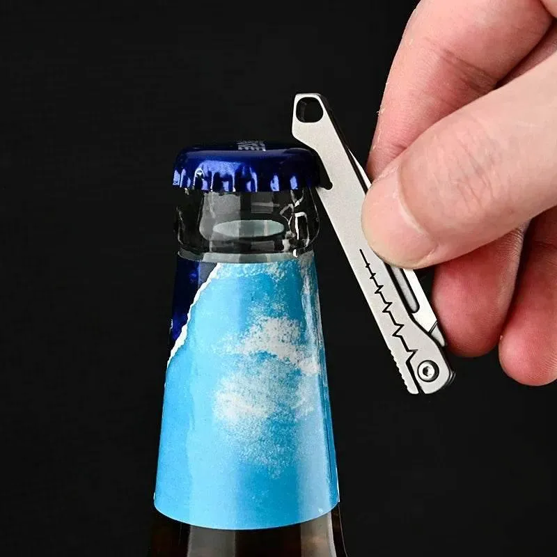 Titanium Folding Utility Knife - Sharp All-Purpose Cutter