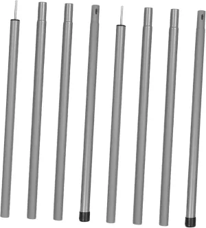 Totority Outdoor Tent Pole Replacement Kit 2 x 25mm Canopy Poles 8-Section 2.1m Camping Accessories Tarp Support Rods Tent Canopy Fixed Tool Versatile Use