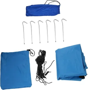 Totority Polyester Sun Shelter Tent Waterproof Rain Shade Rate Portable Ground Cloth Uv Blocking Camping Tarp