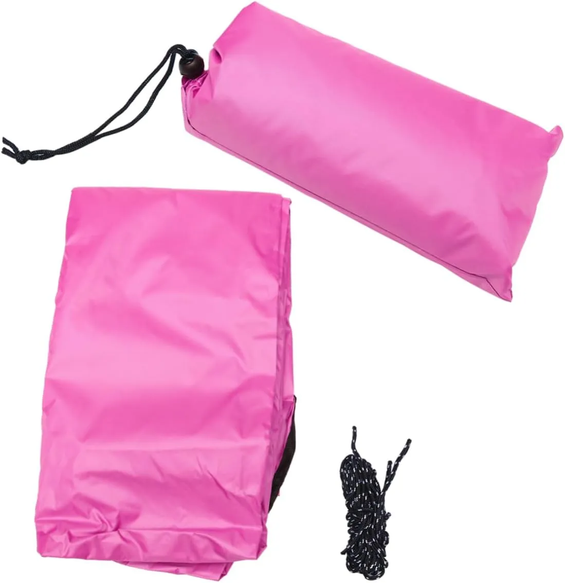 TOYANDONA Triangle Sun Shelter Canopy Pink Outdoor Protection Tent for Camping Picnics Beach Activities Easy to Install with Storage Bag Rope for Relaxing Gatherings