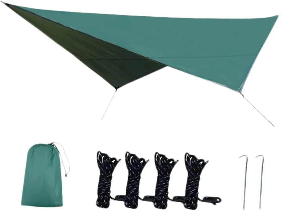 TOYANDONA Uv Protection Tent Awning Hammock Sun Shade Tarp for Camping Waterproof Canopy