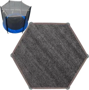 Trampoline Shade Cover, Trampolines Tent Cover, UV Protection Trampoline Canopy Sunshade, Foldable Tear Resistant Tent Shade Cloth for Outdoors Sports and Garden