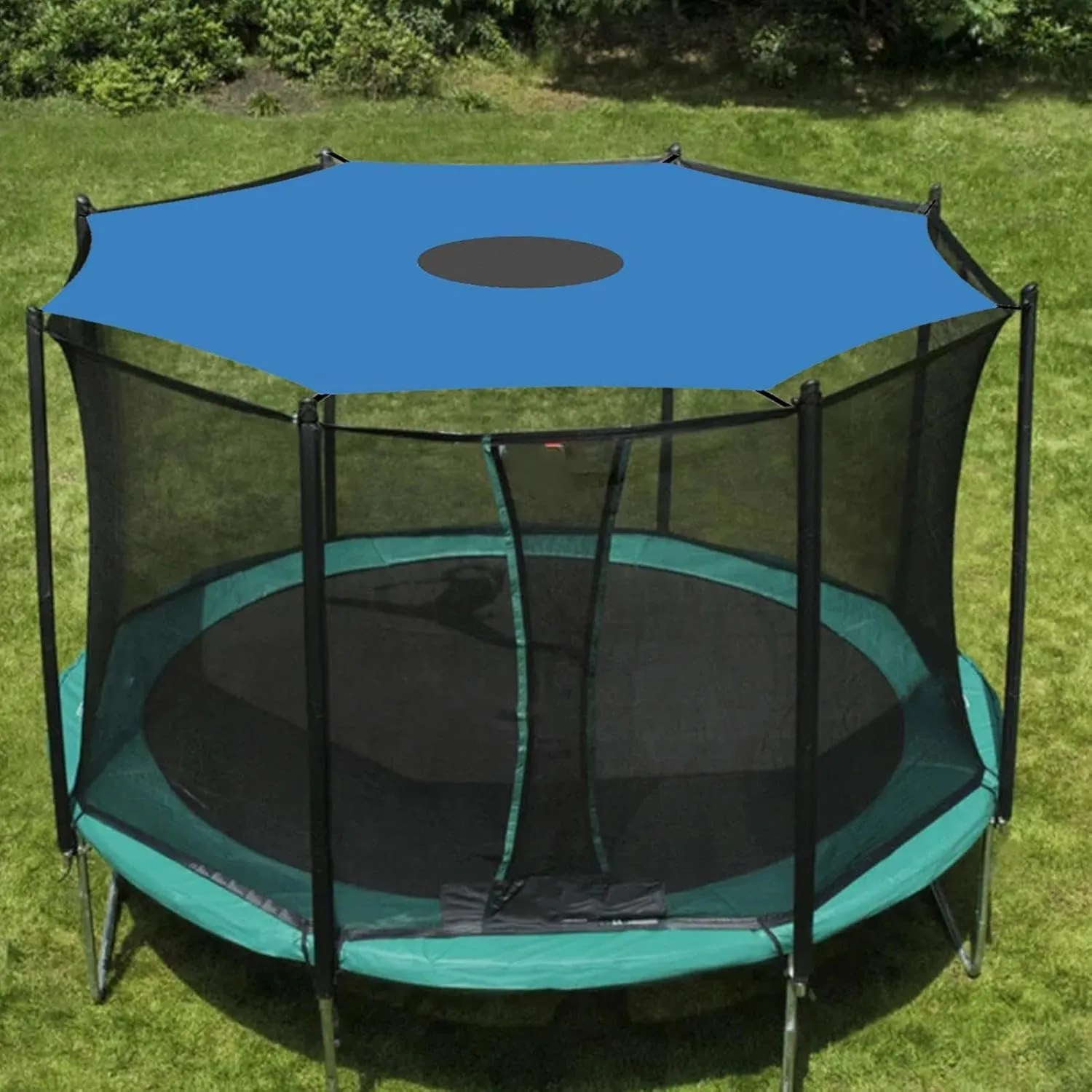 Trampoline Tent Cover, Trampoline Shade Cover, Trampoline Shade, Anti-UV Trampolines Sunshade, Straight Pole Round Trampoline,Trampoline Accessory Tent for 6/8/10/12/14/16FT