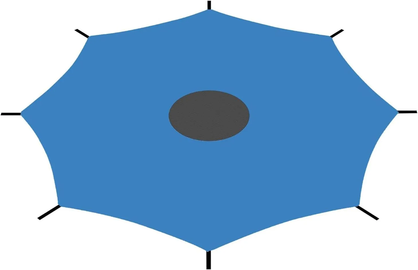 Trampoline Tent Cover, Trampoline Shade Cover, Trampoline Shade, Anti-UV Trampolines Sunshade, Straight Pole Round Trampoline,Trampoline Accessory Tent for 6/8/10/12/14/16FT