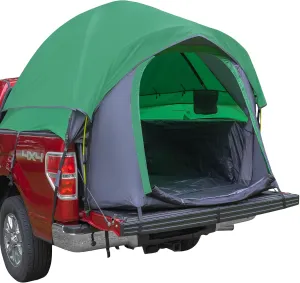 Truck Bed Tent - Water-Resistant Vented Camper Shell - Fits 5.5 to 6ft Truck Bed - 2 Person Camping Tent with Carry Bag by Wakeman Outdoors (Green)