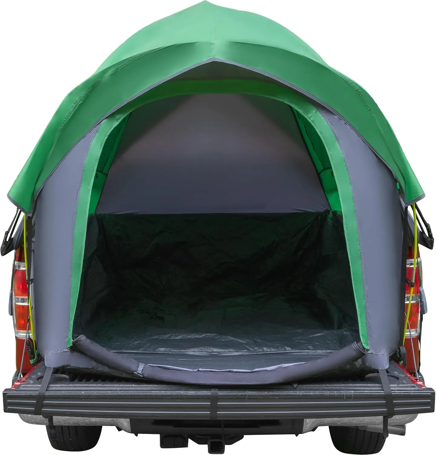 Truck Bed Tent - Water-Resistant Vented Camper Shell - Fits 5.5 to 6ft Truck Bed - 2 Person Camping Tent with Carry Bag by Wakeman Outdoors (Green)