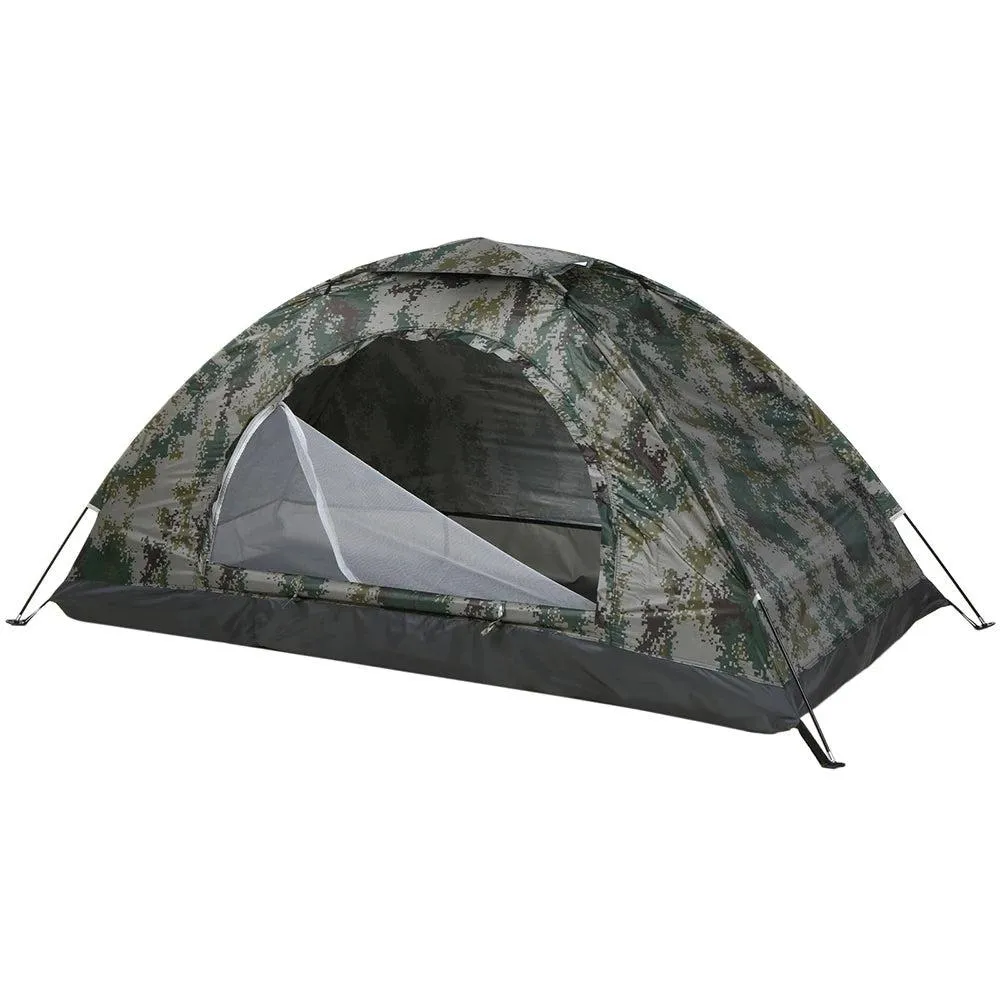 Ultralight Camping Tent – 1 Person Portable Tent with UPF 30  UV Protection for Hiking, Beach, and Fishing
