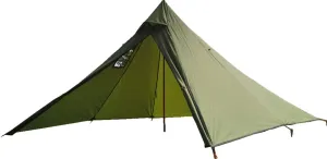 Ultralight Hot Teepee Tent with Stove Jack for 1-2 Person 3.4lb Four-cornered Shape Single Person Tent for Camping Hiking Backpacking - Easy to Set Up (8.85 x 8.85 x 5.2 ft, Army Green)