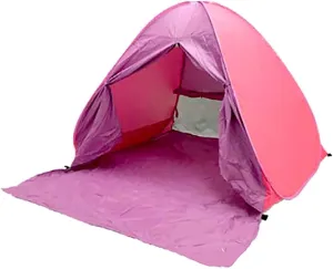 UPF 50  Pop Up Beach Tent Sun Shelter Portable Anti UV Sun Shade Shelter for 1~3 Person Outdoor Activities Camping Fishing Hiking Picnic Touring