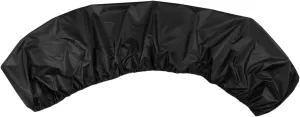 Uv-Resistant Kayak Protection 210d Heavy Duty Waterproof Kayak Cover with Drawstring Bag Uv-Resistant Protection Adjustable Straps Dustproof Tarp for Canoe & Paddle Board Storage Black L