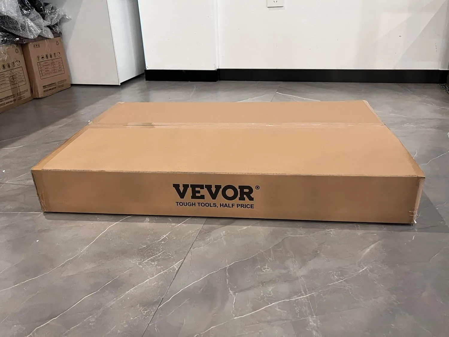 VEVOR Outdoor Grill Dining Cart with Double-Shelf, BBQ Movable Food Prep Table, Multifunctional Stainless Steel Table Top, Portable Modular Carts for Pizza Oven, Worktable with 2 Wheels, Carry Handle
