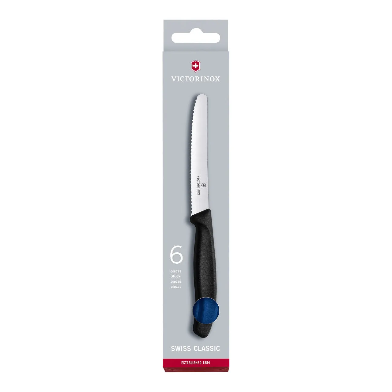Victorinox Swiss Classic Tomato and Table Knife Set - 6 Pieces
