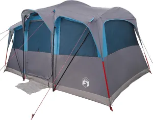 vidaXL 10 Person Camping Tent with Carrying Bag Water Resistant and UV Protective Portable Easy Setup for Outdoor Activities Family Large Collapsible Gear Summer