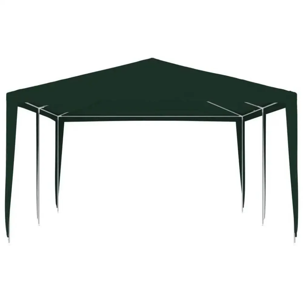 vidaXL Party Tent Green Polyethylene, Steel Large