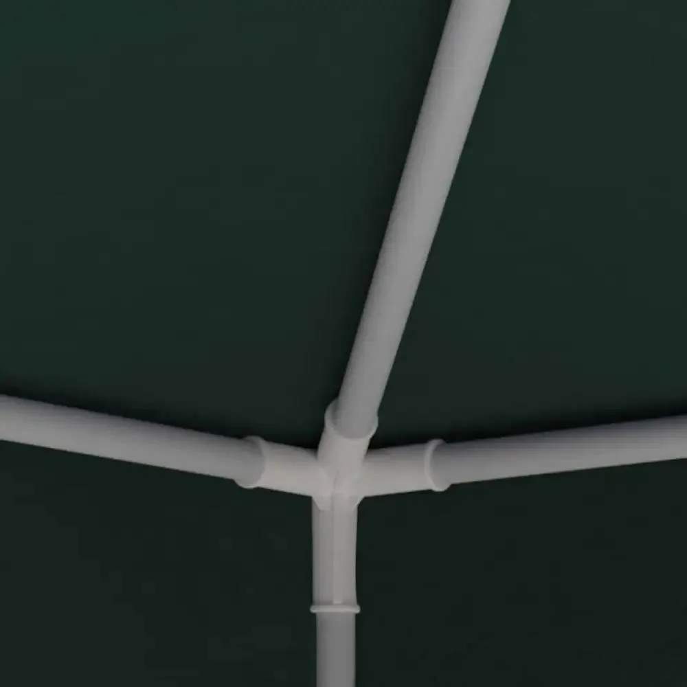 vidaXL Party Tent Green Polyethylene, Steel Large