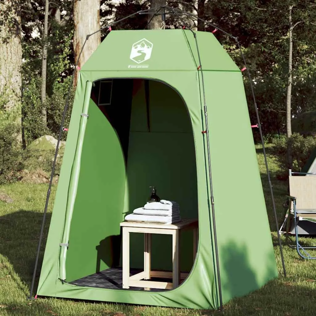 vidaXL Privacy Tent Green - Waterproof, Wind Resistant, Quick-Release Changing Shelter, 150x150x220 cm, with PU Coating and Ground Sheet