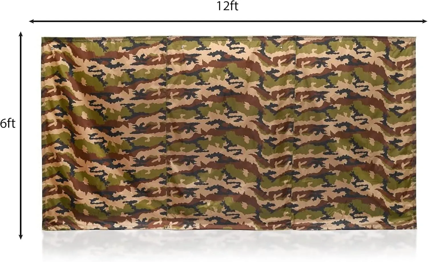 WallUp ODAC-WU5000-04 Instant Outdoor Privacy Screen - Camouflage