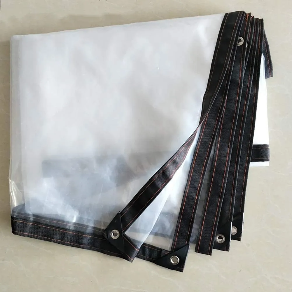 Waterproof Cover Tarp Tarpaulin Sheet,Sunshade Net, Shade Cloth, Tarpaulinsclear Waterproof Heavy Duty Outdoor Patio Plant Shed Cover Dust Pe with Eyelets120G/㎡,C,2 * 2M
