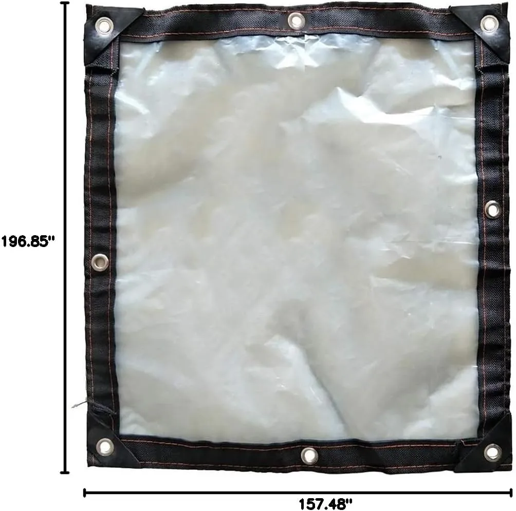Waterproof Cover Tarp Tarpaulin Sheet,Sunshade Net, Shade Cloth, Tarpaulinsclear Waterproof Heavy Duty Outdoor Patio Plant Shed Cover Dust Pe with Eyelets120G/㎡,C,4 * 5M