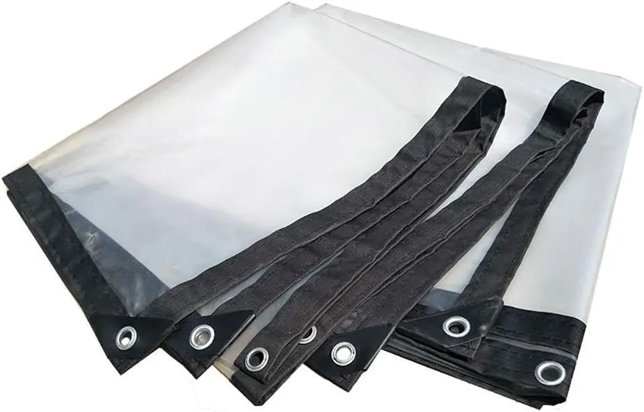 Waterproof Cover Tarp Tarpaulin Sheet,Sunshade Net, Shade Cloth, Tarpaulinsclear Waterproof with Eyelets Balcony Plant Awning Rainproof Plastic Cloth for Garden Camping Patio,F,5 * 5M