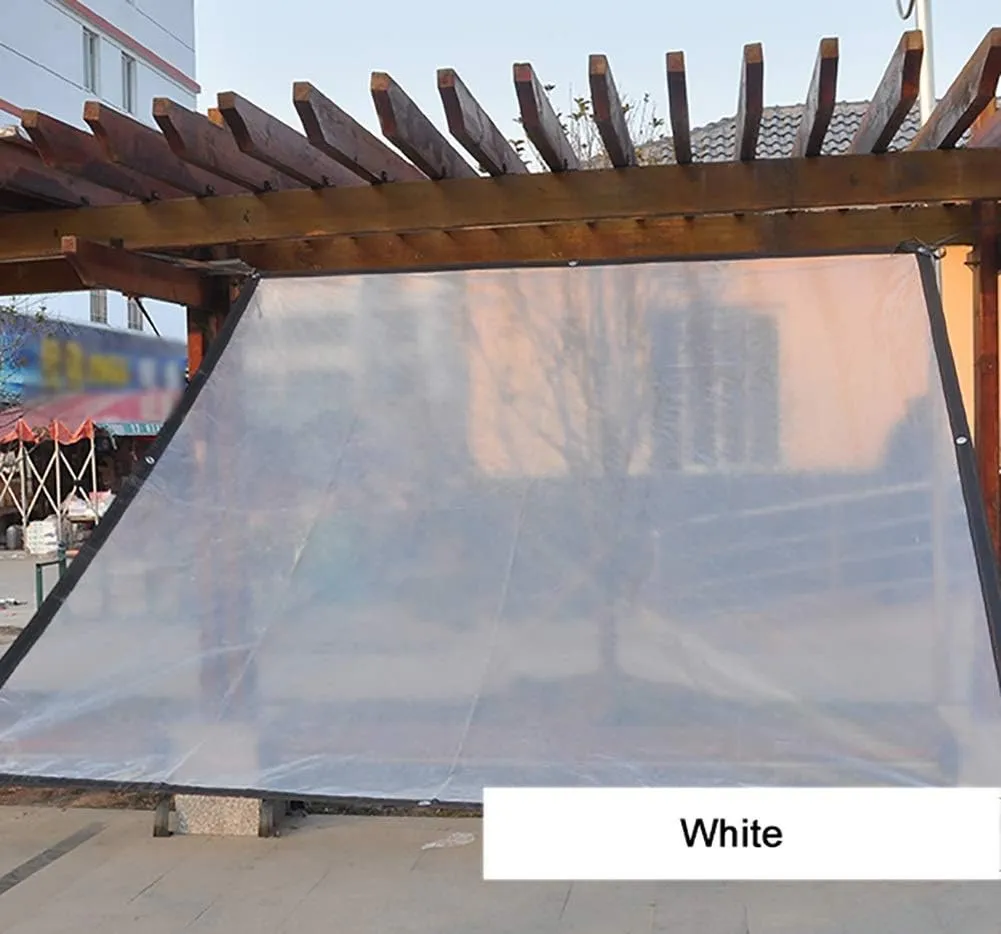 Waterproof Cover Tarp Tarpaulin Sheet,Sunshade Net, Shade Cloth, Waterproof Heavy Duty White Plastic Film with Eyelets,120G/M² (Size : 1 * 2M),E,2 * 3M