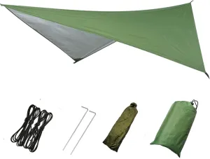 Waterproof Portable Tarp, Tent Canopy Waterproof Sunproof Multifunctional Tent Awning, Multifunctional Outdoor Camping Traveling Awning, Backpacking Tarp Shelter Rain Tarp