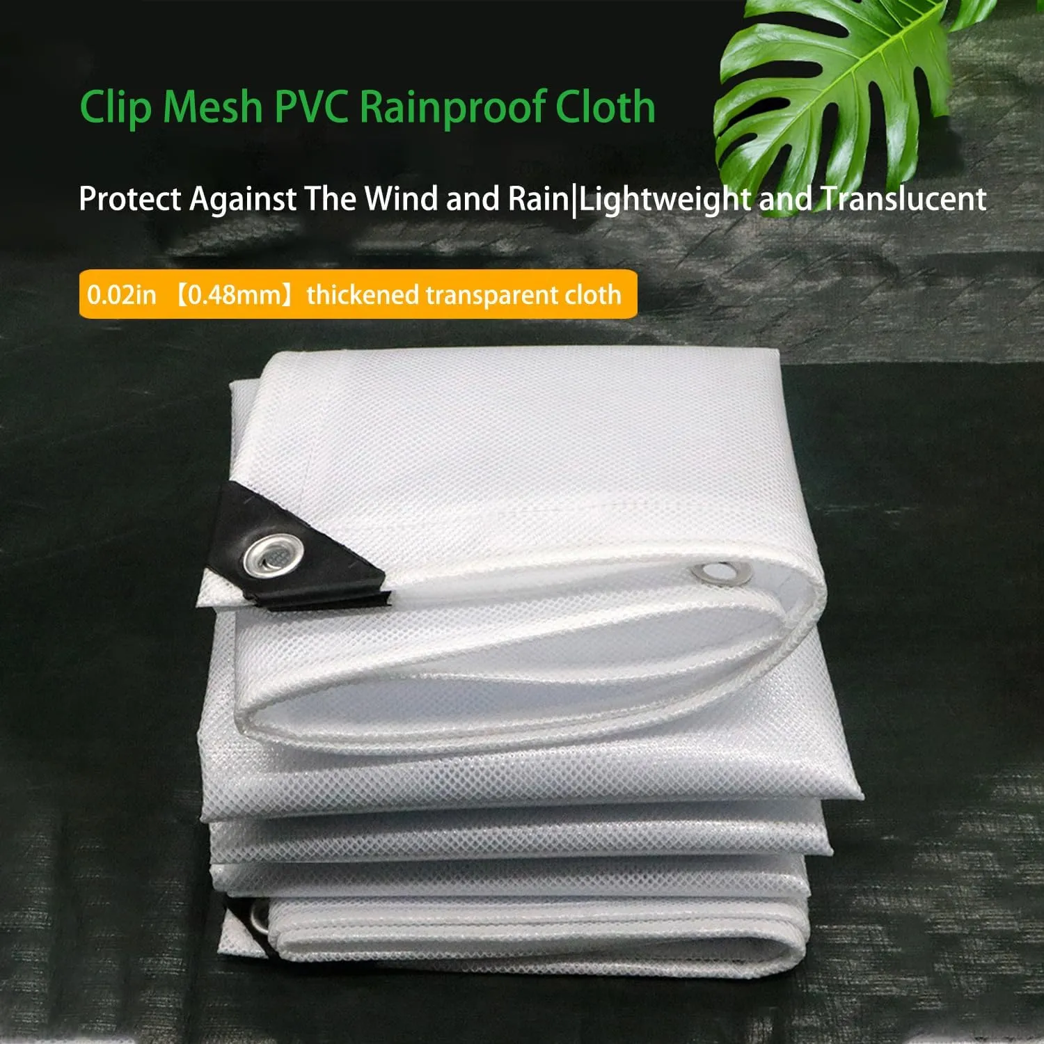 Waterproof Tarps for Outdoors Tent Cover Tarp for Under Tent for Under Tent Multi Purpose Protective Cover Durable Waterproof Weather Proof Rip and Tear Resistant 4.92ft x 6.56ft White