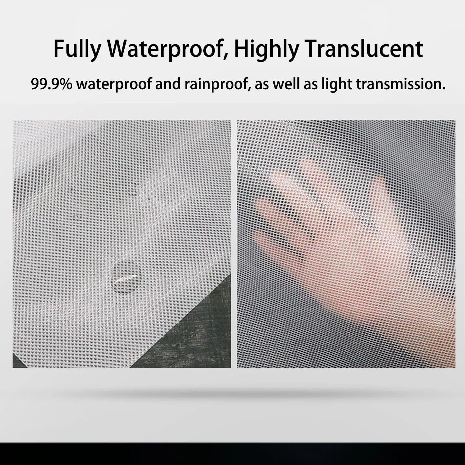Waterproof Tarps for Outdoors Tent Cover Tarp for Under Tent for Under Tent Multi Purpose Protective Cover Durable Waterproof Weather Proof Rip and Tear Resistant 4.92ft x 6.56ft White