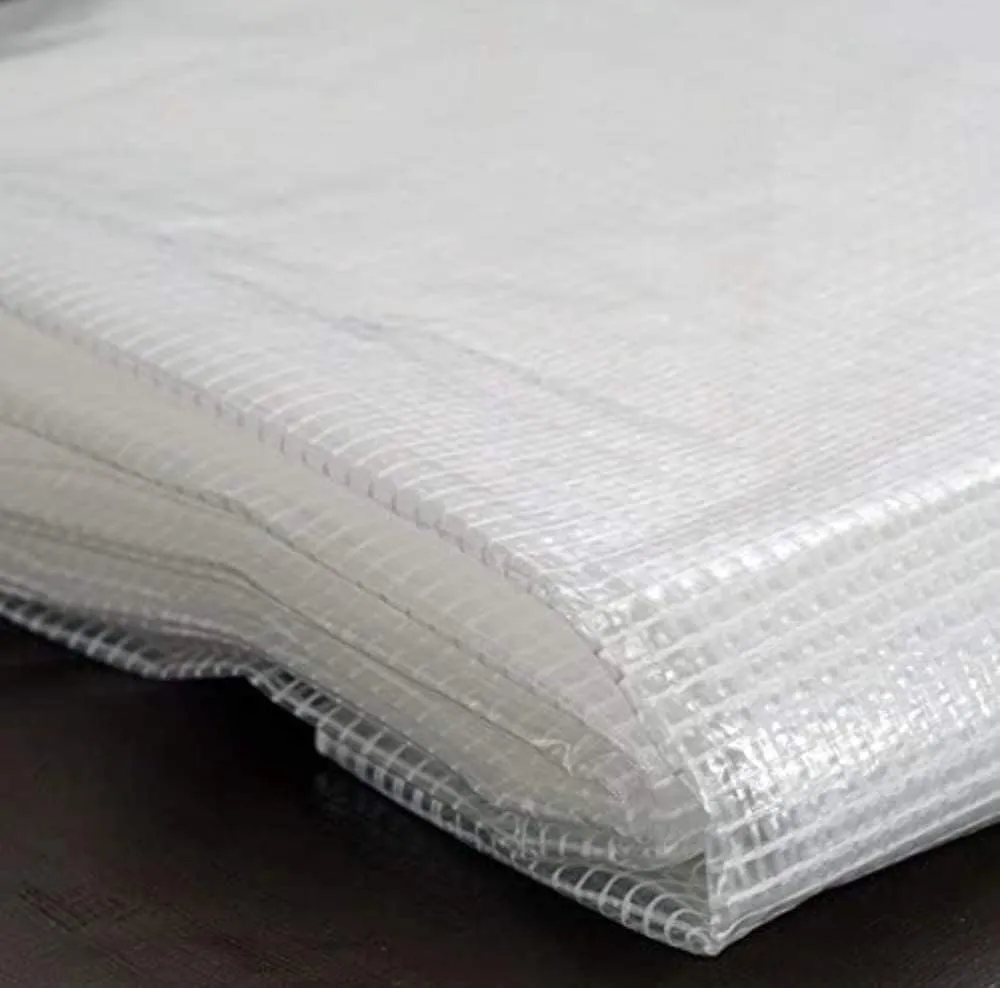 Watershed Innovations HydraTarp, UV Coated 11 Mil Thick Clear Greenhouse Tarp for Outdoor Camping, RV, Trucks and Trailers, 16 by 16 Feet