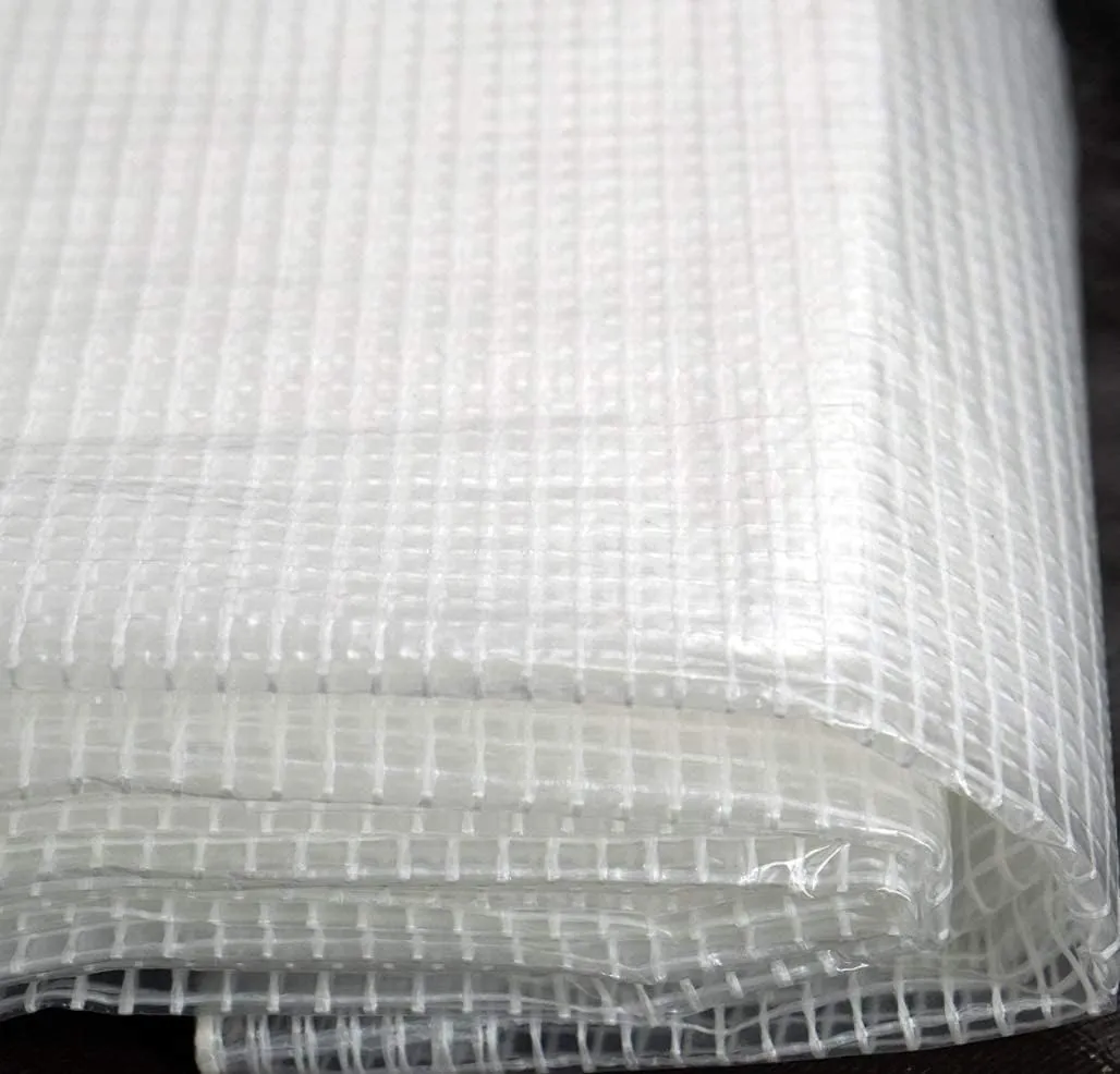 Watershed Innovations HydraTarp, UV Coated 11 Mil Thick Clear Greenhouse Tarp for Outdoor Camping, RV, Trucks and Trailers, 16 by 16 Feet