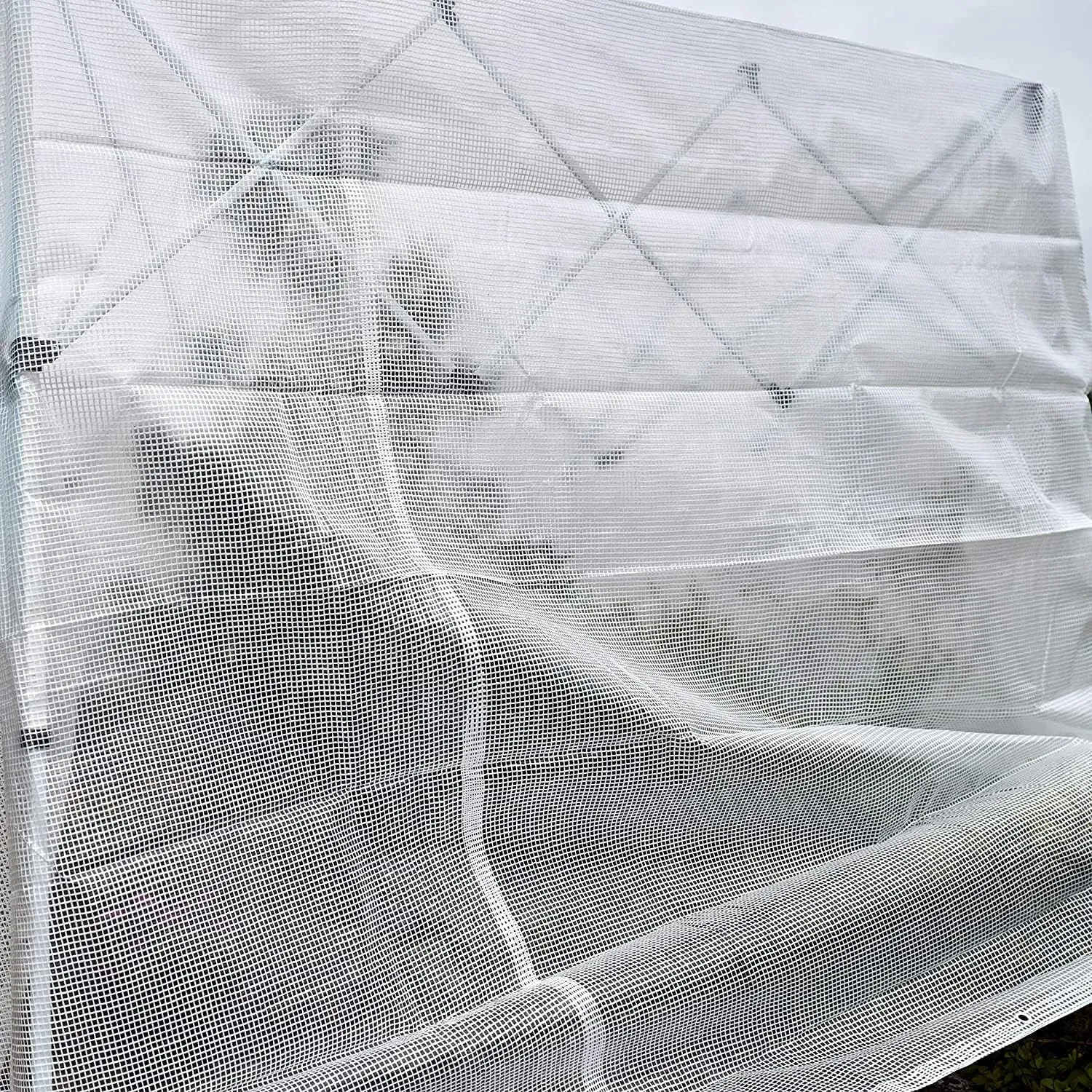 Watershed Innovations HydraTarp, UV Coated 11 Mil Thick Clear Greenhouse Tarp for Outdoor Camping, RV, Trucks and Trailers, 16 by 16 Feet